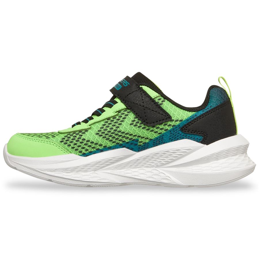 Meteor Lights 2.0 scarpe da bambino con luci Skechers | 401490LLMBK
